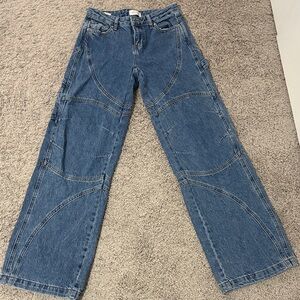 PacSun Flare & Wide Leg Blue Jeans